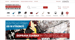 Desktop Screenshot of hudebni-obchod.cz